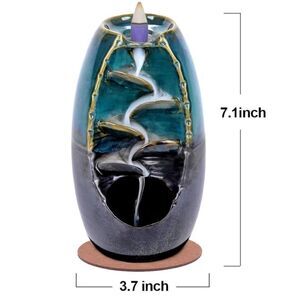 Spacekeeper Backflow Incense Holder & Burner waterfall.